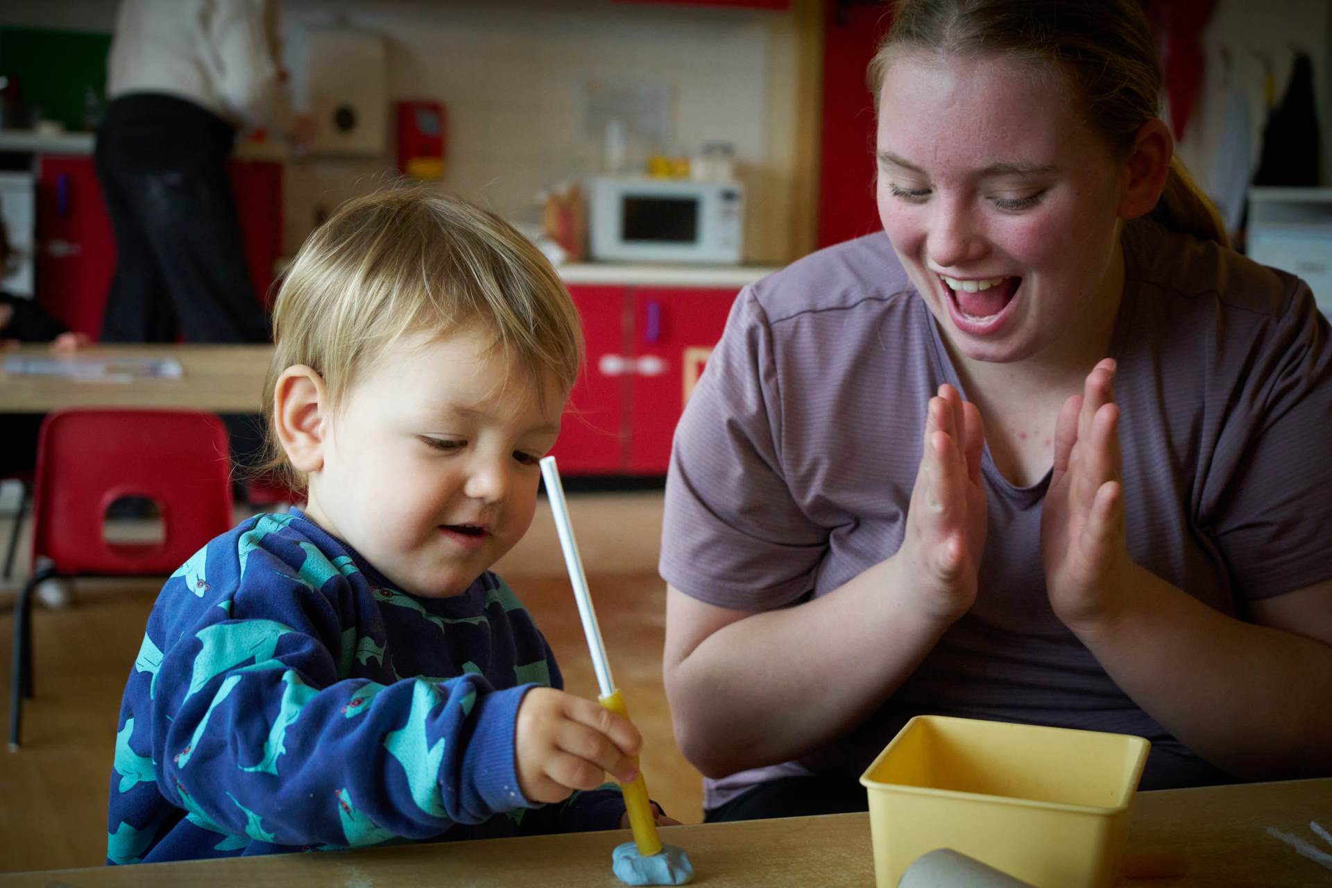 Toddler threading